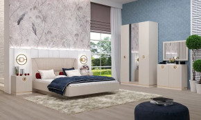 Спальня №1 "Капри" Сатин в Нягани - nyagan.mebel-tymen.ru | фото