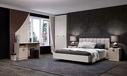 Спальня №2 "Капри" Сатин в Нягани - nyagan.mebel-tymen.ru | фото