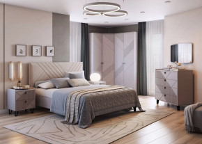 Спальня Кашемир №3, кашемир/сантьяго в Нягани - nyagan.mebel-tymen.ru | фото