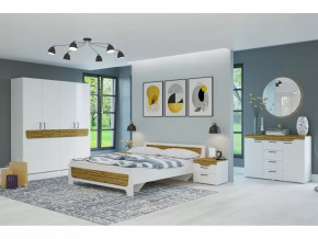 Спальня Милана Белый - Сосна Гранд в Нягани - nyagan.mebel-tymen.ru | фото