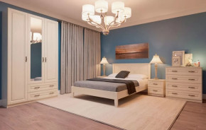Спальня модульная Кантри Слоновая кость в Нягани - nyagan.mebel-tymen.ru | фото