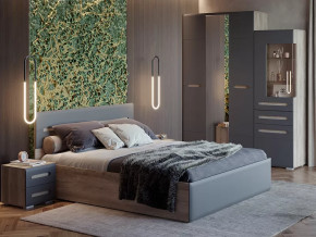 Спальня Наоми графит нубук в Нягани - nyagan.mebel-tymen.ru | фото