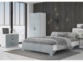 Спальня Victor Белый-бетон в Нягани - nyagan.mebel-tymen.ru | фото