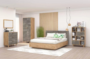 Спальня Эго, набор №КТ-3, дуб крафт золотой/камень темный Диал в Нягани - nyagan.mebel-tymen.ru | фото