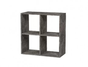 Стеллаж 4 секции графит Герда в Нягани - nyagan.mebel-tymen.ru | фото