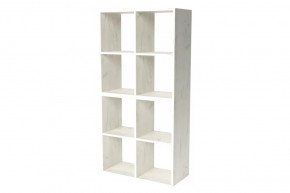 Стеллаж 8 секций 1392х700х294, цвет дуб грей в Нягани - nyagan.mebel-tymen.ru | фото