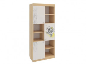 Стеллаж Форсаж дуб сонома/белый в Нягани - nyagan.mebel-tymen.ru | фото