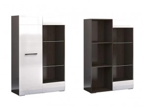 Стеллаж Ненси Венге-Белый глянец в Нягани - nyagan.mebel-tymen.ru | фото