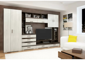 Стенка Коста Венге/ крафт белый (прованс) в Нягани - nyagan.mebel-tymen.ru | фото