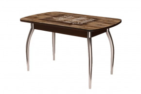 Стол Бостон, капучино/венге/хром триумф в Нягани - nyagan.mebel-tymen.ru | фото