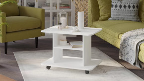 Стол журнальный тип 1 Белый Ясень в Нягани - nyagan.mebel-tymen.ru | фото