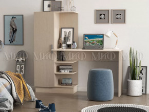 Стол компьютерный №1 Дуб беленый в Нягани - nyagan.mebel-tymen.ru | фото