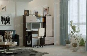 Стол компьютерный "ПКС-7" венге/дуб белфорт в Нягани - nyagan.mebel-tymen.ru | фото