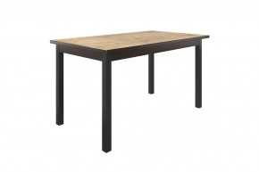 Стол обеденный Квант, 1400*800 мм, дуб бунратти/венге/черный в Нягани - nyagan.mebel-tymen.ru | фото