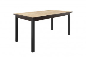 Стол обеденный Квант, 1600*870 мм, дуб бунратти/венге/черный в Нягани - nyagan.mebel-tymen.ru | фото