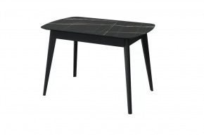 Стол обеденный Прайм, черный тунис/черный в Нягани - nyagan.mebel-tymen.ru | фото