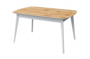 Стол обеденный Прайм, дуб вотан/белый в Нягани - nyagan.mebel-tymen.ru | фото