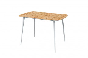 Стол обеденный Прайм Лайт, Дуб вотан/белый в Нягани - nyagan.mebel-tymen.ru | фото