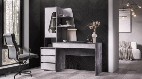 Стол Пифагор Цемент светлый / темный в Нягани - nyagan.mebel-tymen.ru | фото