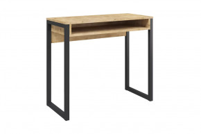 Стол письменный Леонардо, дуб бунратти/черный в Нягани - nyagan.mebel-tymen.ru | фото