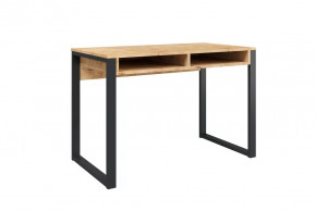 Стол письменный Лунар, дуб бунратти/черный в Нягани - nyagan.mebel-tymen.ru | фото