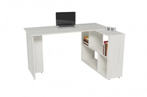 Стол письменный с тумбой СП-3 дуб грей Герда в Нягани - nyagan.mebel-tymen.ru | фото