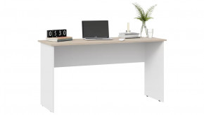 Стол письменный тип 14 (1400) Дуб Сонома, Белый Ясень в Нягани - nyagan.mebel-tymen.ru | фото