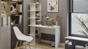 Стол письменный тип 4 Дуб крафт белый в Нягани - nyagan.mebel-tymen.ru | фото