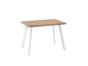 Стол раздвижной Borg-110, дуб каньон/белый в Нягани - nyagan.mebel-tymen.ru | фото