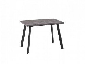 Стол раздвижной Borg-110, дымчатая керамика/черный в Нягани - nyagan.mebel-tymen.ru | фото