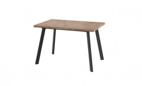 Стол раздвижной Borg-120, дуб велингтон/черный в Нягани - nyagan.mebel-tymen.ru | фото