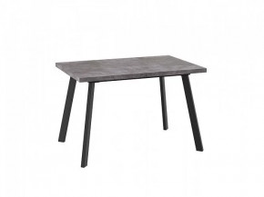 Стол раздвижной Borg-120, дымчатая керамика/черный в Нягани - nyagan.mebel-tymen.ru | фото