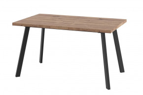 Стол раздвижной Borg-140, дуб велингтон/черный в Нягани - nyagan.mebel-tymen.ru | фото