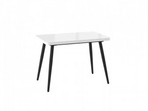 Стол раздвижной Borg radial-110, белый/черный в Нягани - nyagan.mebel-tymen.ru | фото