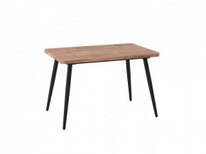 Стол раздвижной Borg radial-120, Дуб Веллингтон/черный в Нягани - nyagan.mebel-tymen.ru | фото