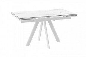 Стол раздвижной Jack-140, calakatta st cer/белый в Нягани - nyagan.mebel-tymen.ru | фото