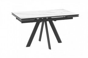 Стол раздвижной Jack-140, calakatta st cer/черный в Нягани - nyagan.mebel-tymen.ru | фото