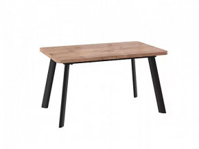 Стол раздвижной LEON LUX RADIAL-140 дуб веллингтон/черный в Нягани - nyagan.mebel-tymen.ru | фото