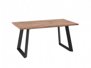 Стол раздвижной LOFT LUX-160, дуб веллингтон/черный в Нягани - nyagan.mebel-tymen.ru | фото