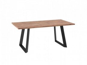 Стол раздвижной LOFT LUX-180, дуб веллингтон/черный в Нягани - nyagan.mebel-tymen.ru | фото