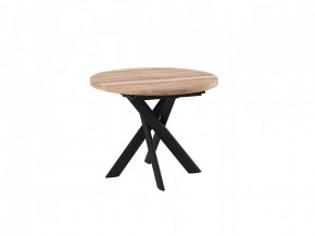 Стол раздвижной RONALDO-100, дуб каньон/черный в Нягани - nyagan.mebel-tymen.ru | фото