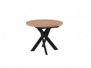 Стол раздвижной RONALDO-100, дуб велингтон/черный в Нягани - nyagan.mebel-tymen.ru | фото