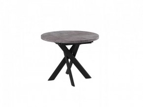 Стол раздвижной RONALDO-100, дымчатая керамика/черный в Нягани - nyagan.mebel-tymen.ru | фото