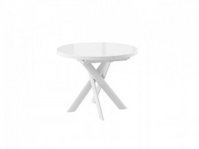Стол раздвижной RONALDO-100, оптивайт белый/белый в Нягани - nyagan.mebel-tymen.ru | фото