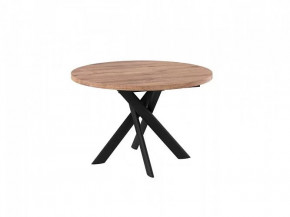 Стол раздвижной RONALDO-120, дуб велингтон/черный в Нягани - nyagan.mebel-tymen.ru | фото