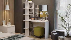 Стол с зеркалом Тип 4 Белый Ясень в Нягани - nyagan.mebel-tymen.ru | фото