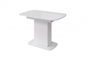 Стол Соренто-2, белый/белый глянец в Нягани - nyagan.mebel-tymen.ru | фото