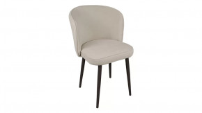 Стул «Боско»  Черный муар, Велюр DREAM Beige (бежевый) в Нягани - nyagan.mebel-tymen.ru | фото