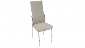 Стул «Комфорт-М» Каркас Хром, Велюр DREAM Beige (бежевый) в Нягани - nyagan.mebel-tymen.ru | фото