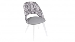 Стул Сириус тип 1 Белый матовый/тк. №123/тк.121 в Нягани - nyagan.mebel-tymen.ru | фото